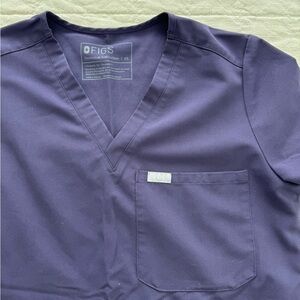 FIGS Scrub Set XS Petite Purple Shadow